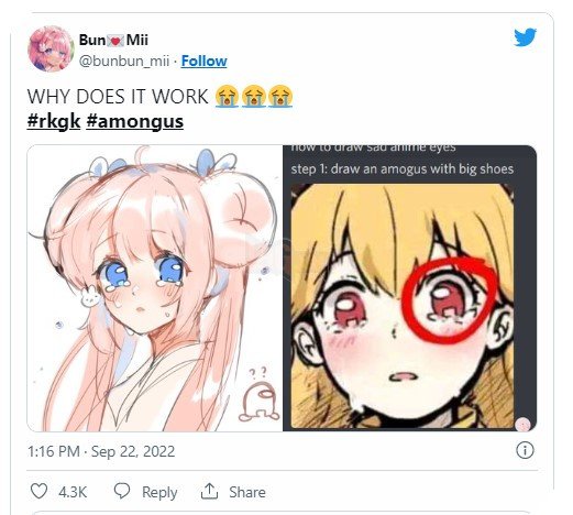 Hóa ra sử dụng Meme Su là cách dễ nhất để làm cho đôi mắt buồn trong Anime 4